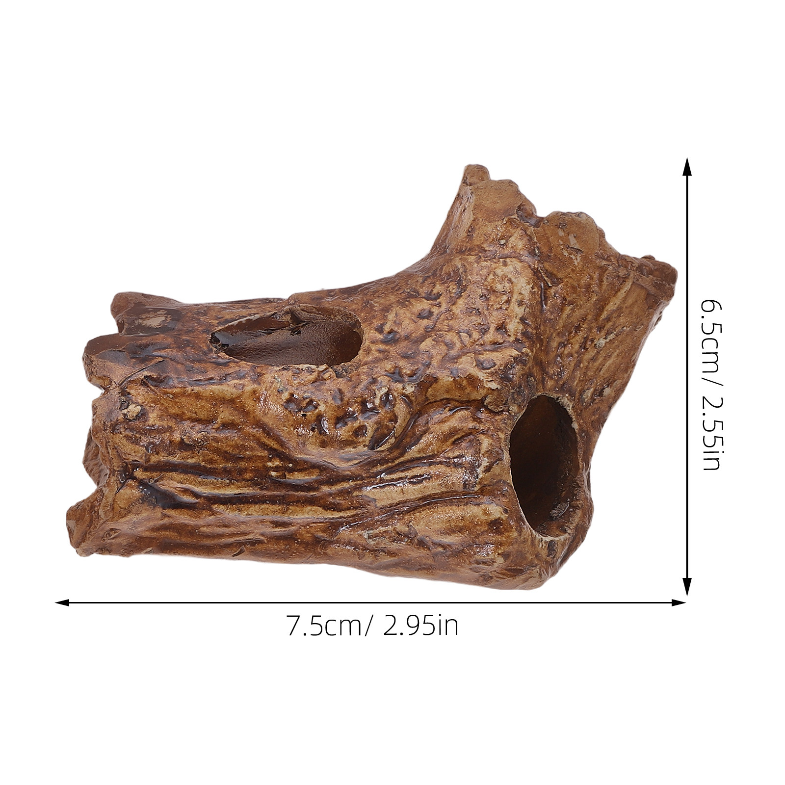 قطعتان من ديكورات مخبأ الأسماك - مراجعة Hide Cave Ceramic وسعره
