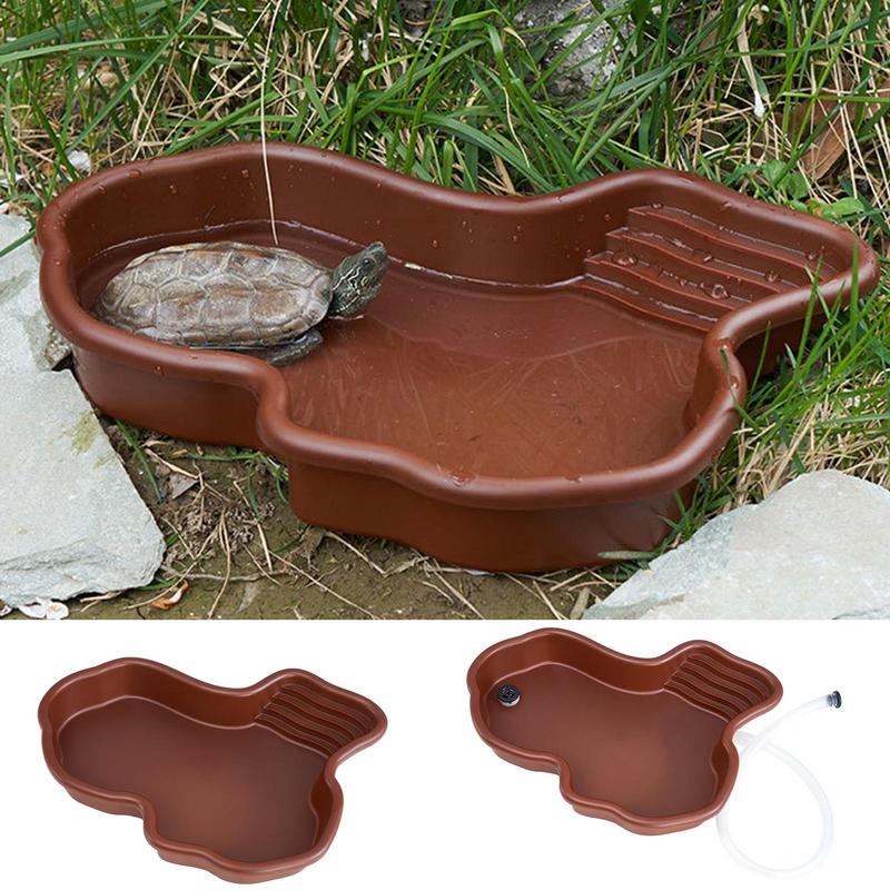 طبق تغذية السلحفاة حمام سباحة  - مراجعة Water Dish Reptile وسعره
