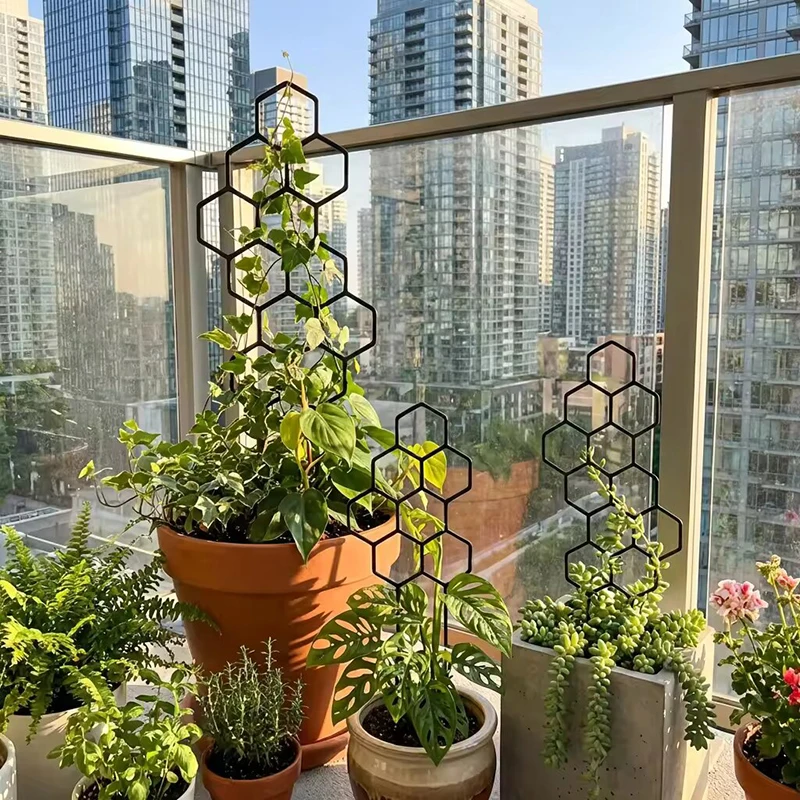 2/4 قطع دعامات نباتات بلاستيكي - مراجعة Vine Climbing Plastic وسعره