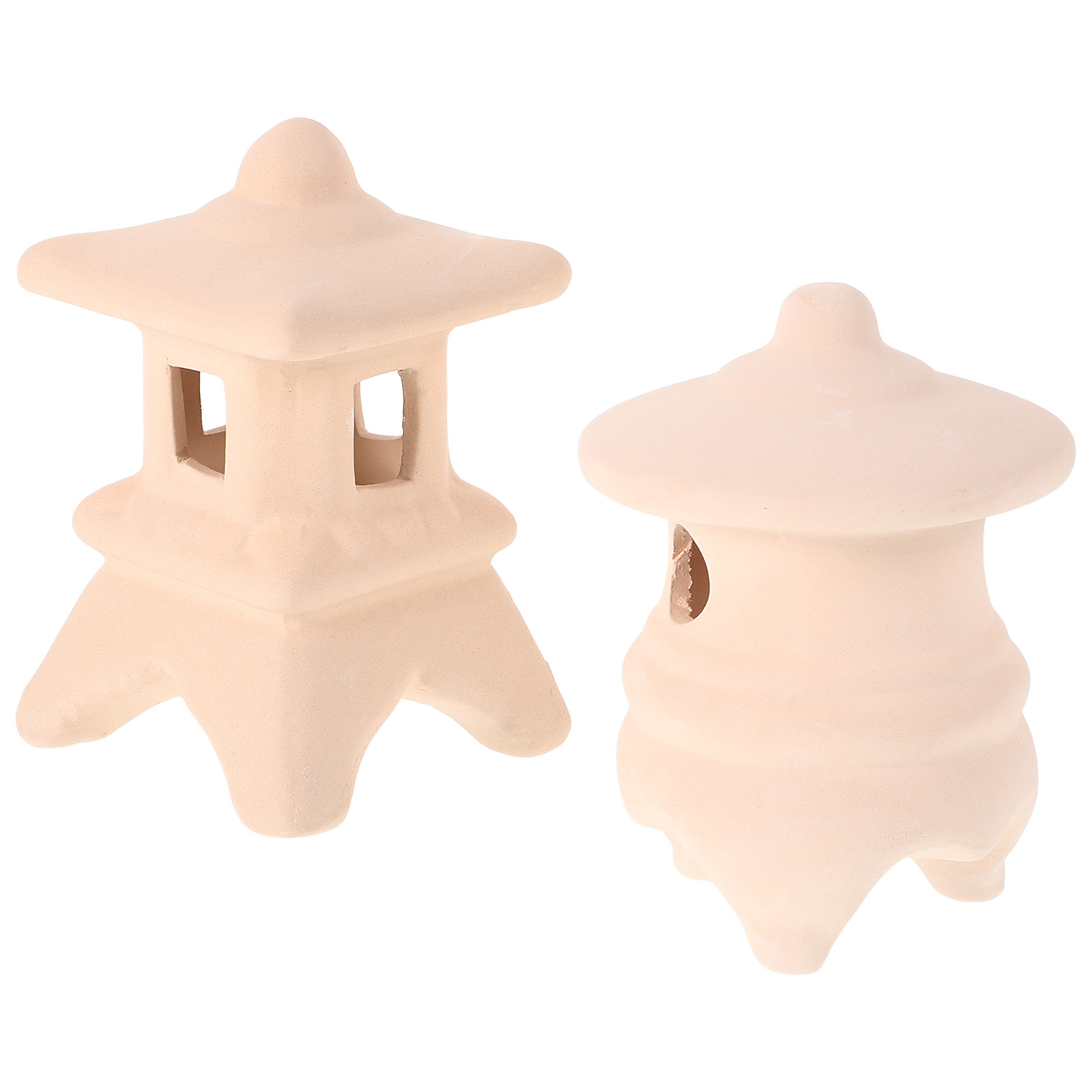 قطعتان من ديكور حوض السمك الخز - مراجعة Hide Cave Ceramic وسعره