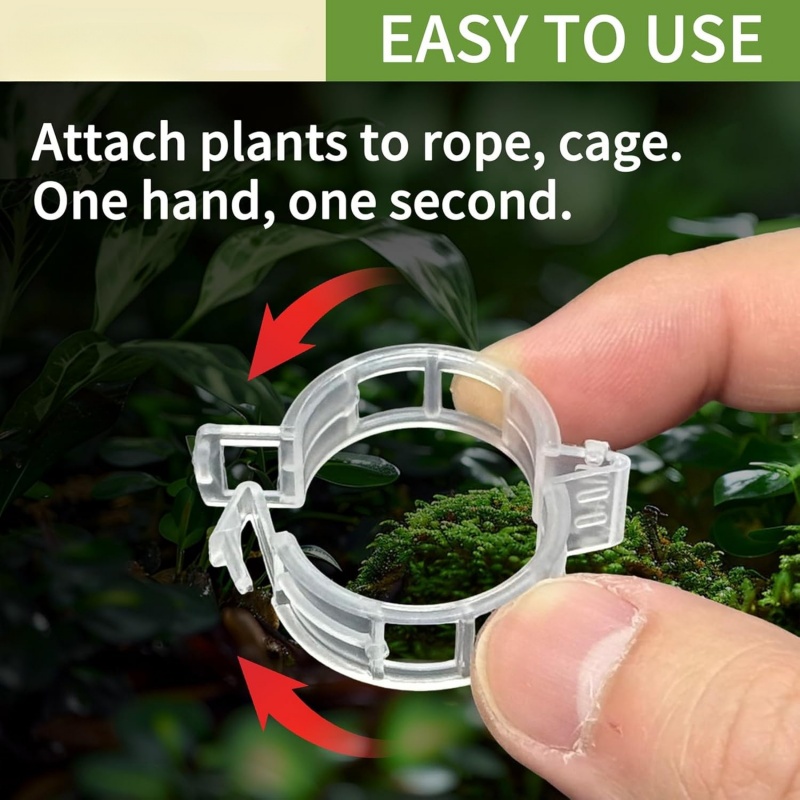 500 قطعة مشابك بلاستيكية لدعم  - مراجعة Vine Climbing Plastic وسعره